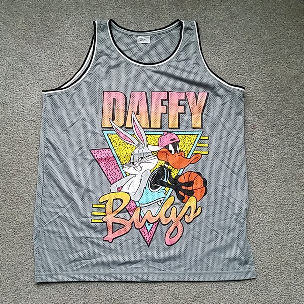 Daffy Duck & Bugs Bunny Jersey Tank Top